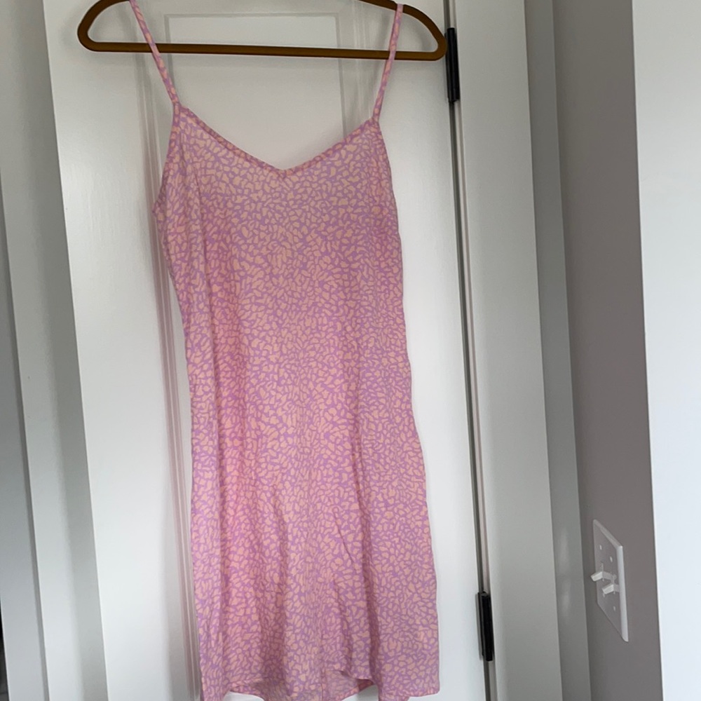 Billabong pink spaghetti strap dress size med worn once
